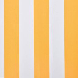 Berkfield Home Awning Top Sunshade Canvas Orange & White 450x300 cm - thumbnail 3