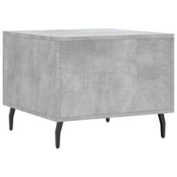 Berkfield Home Decorative Coffee Table Concrete Grey 50x50x40 cm Engineered Wood - Size: 50 x 50 x 40 cm - thumbnail 8