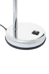 Orsina Matte Grey Desk Lamp, Adjustable Living Room Desk Lamp, Minimalistic Desk Lamp for Reading & Writing in Silver - thumbnail 5