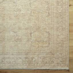 Livabliss Galey Alix Fetscher V-Vintage Brown Green Traditional Fringe Living Rug in Tan - Size: 150 cm x 230 cm - thumbnail 6
