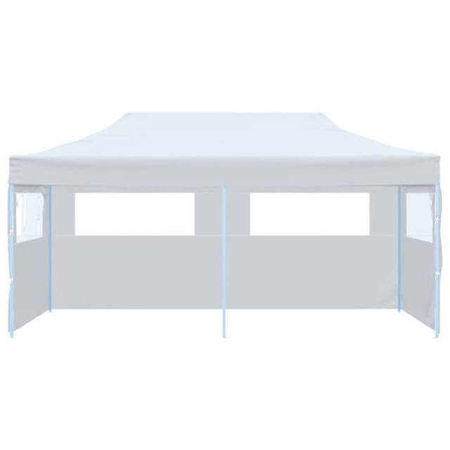 Berkfield Home Folding Pop-up Partytent with Sidewalls 3x6 m Steel White - image 1