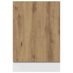 Berkfield Home Dishwasher Panel Artisian Oak 45x3x67 cm Engineered Wood in Brown - Size: 45 x 3 x 67 cm - thumbnail 3
