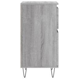 Berkfield Home Sideboards 2 pcs Grey Sonoma 40x35x70 cm Engineered Wood - Size: 40 x 35 x 70 cm - thumbnail 8
