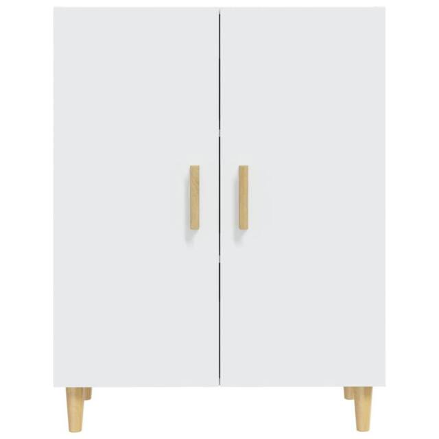 Berkfield Home Sideboard White 70x34x90 cm Engineered Wood - Size: 70 x 34 x 90 cm - image 1