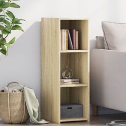 Berkfield Home Sideboard Sonoma Oak 30x41x93 cm Engineered Wood in Brown - Size: 30 x 41 x 93 cm - thumbnail 1