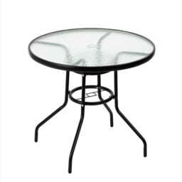 Luxury Living 5 Piece table & chairs garden Bistro Dining Set in Black - thumbnail 3
