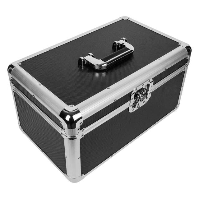 SPETLEK 7 Inch Singles Vinyl Record Carry Case Storage Box Holds in Black - image 1