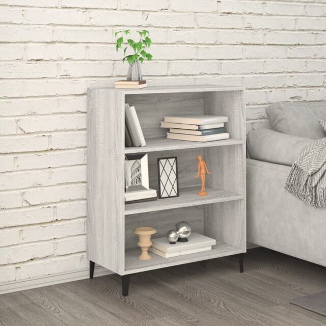 Berkfield Home Sideboard Grey Sonoma 69.5x32.5x90 cm Engineered Wood - image 1