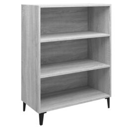Berkfield Home Sideboard Grey Sonoma 69.5x32.5x90 cm Engineered Wood - thumbnail 2