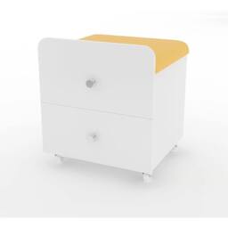 KORVIXA Yellow Vanity Stool with Storage Padded Seat - Size: 1000 Pieces