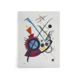 "Artery8 Violet Abstract Painting Wassily Kandinsky Canvas Wall Art Print in White - Size: W12"" x H16""" - thumbnail 1