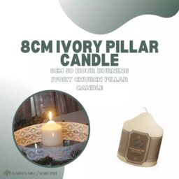 Marco Paul Ivory Unscented Pillar Candle - thumbnail 5