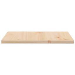 Berkfield Home Table Top 50x50x1.7 cm Square Solid Wood Pine in Brown - thumbnail 6