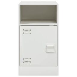 Berkfield Home Bedside Cabinets 2 pcs White 34.5x39x62 cm Steel - thumbnail 5