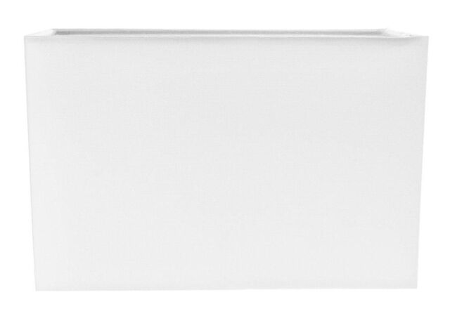 Happy Homewares Contemporary & Stylish Linen Fabric Lamp Shade in White - Size: 12 inches - image 1