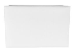 Happy Homewares Contemporary & Stylish Linen Fabric Lamp Shade in White - Size: 12 inches