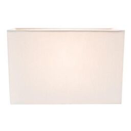 Happy Homewares Contemporary & Stylish Linen Fabric Lamp Shade in White - Size: 12 inches - thumbnail 2