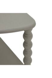 KDMD Camden Collection Half Moon 3-Tier Table for Living & Hallways in Light Grey - thumbnail 3