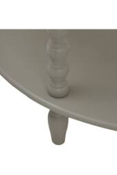 KDMD Camden Collection Half Moon 3-Tier Table for Living & Hallways in Light Grey - thumbnail 2
