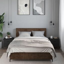 Berkfield Home Bedside Cabinets 2 pcs Black 40x41x40 cm Engineered Wood - Size: 40 x 41 x 40 cm - thumbnail 3