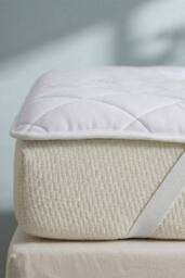 Homescapes Advanced Cooling Mattress Topper Hypoallergenic in White - Size: EU Single - thumbnail 7