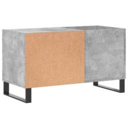 Berkfield Home Record Cabinet Concrete Grey 85x38x48 cm Engineered Wood - Size: 85 x 38 x 48 cm - thumbnail 6