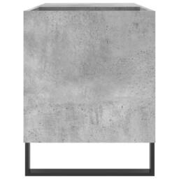 Berkfield Home Record Cabinet Concrete Grey 85x38x48 cm Engineered Wood - Size: 85 x 38 x 48 cm - thumbnail 5