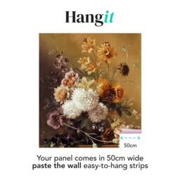 Superfresco Easy Flower Vase Ochre Print To Order 3m x 2.8m Mural in Yellow - thumbnail 3