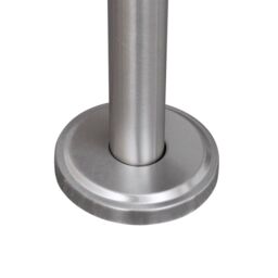 Berkfield Home Mailbox on Stand Stainless Steel in Silver - thumbnail 5