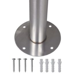 Berkfield Home Mailbox on Stand Stainless Steel in Silver - thumbnail 6