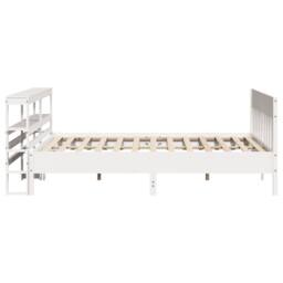 Berkfield Home Decorative Bed Frame without Mattress White 180x200 cm Super King - thumbnail 5
