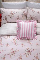 Helena Springfield 'Blossom Print' Cotton Duvet Cover Set in Pink - Size: Single - thumbnail 3