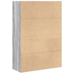 Berkfield Home Bookcase Grey Sonoma 80x30x114 cm Engineered Wood - Size: 80 x 30 x 114 cm - thumbnail 6