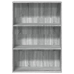 Berkfield Home Bookcase Grey Sonoma 80x30x114 cm Engineered Wood - Size: 80 x 30 x 114 cm - thumbnail 4