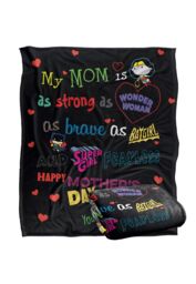 Warner Brothers Justice League Officially Licensed Silky Touch Super Soft Throw Blanket 152 x 127 cm in White - thumbnail 2