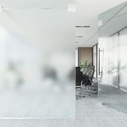 Berkfield Home Window Films Frosted Transparent Grey PVC in Black - thumbnail 4