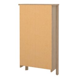 Furniture To Go Madrid Shoe Cabinet 2 Flap Doors in Jackson Hickory Oak in Light Oak - thumbnail 4