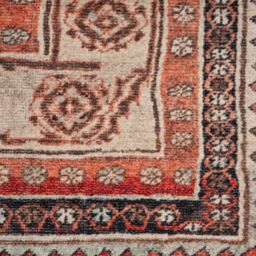 Kukoon Neutral Terracotta Beige Vintage Distressed Washable Living Room Area Rug - Size: 60 cm x 240 cm - thumbnail 5