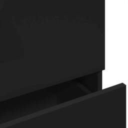 Berkfield Home Sink Cabinet Black 78x37x59 cm Engineered Wood - Size: 78 x 37 x 59 cm - thumbnail 9