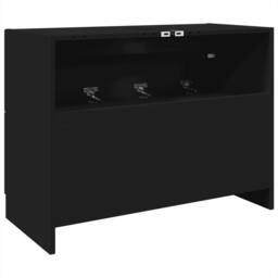 Berkfield Home Sink Cabinet Black 78x37x59 cm Engineered Wood - Size: 78 x 37 x 59 cm - thumbnail 7