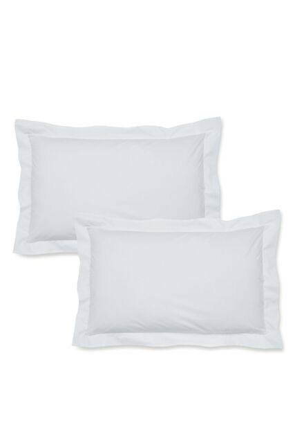 Catherine Lansfield 'Easy Iron Percale' Oxford Pillowcase Pair in White - image 1