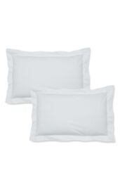 Catherine Lansfield 'Easy Iron Percale' Oxford Pillowcase Pair in White