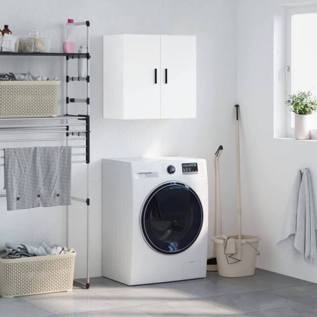 Berkfield Home Wall Cabinet White 60x31x60 cm Engineered Wood - Size: 60 x 31 x 60 cm - image 1
