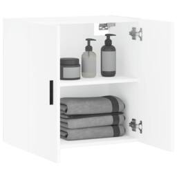 Berkfield Home Wall Cabinet White 60x31x60 cm Engineered Wood - Size: 60 x 31 x 60 cm - thumbnail 4