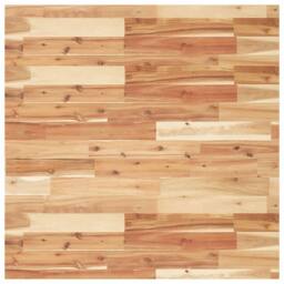 Berkfield Home Table Top Square 80x80x4 cm Solid Wood Acacia in Brown - Size: 80 x 80 x 4 cm - thumbnail 3