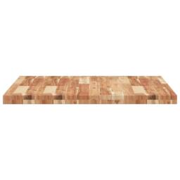 Berkfield Home Table Top Square 80x80x4 cm Solid Wood Acacia in Brown - Size: 80 x 80 x 4 cm - thumbnail 6