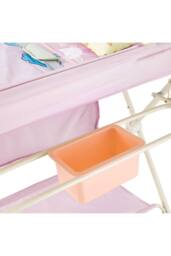 H&O Direct Portable Folding Baby Changing Station with Storage Spaces in Pink - thumbnail 7
