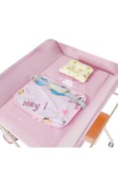 H&O Direct Portable Folding Baby Changing Station with Storage Spaces in Pink - thumbnail 6