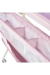 H&O Direct Portable Folding Baby Changing Station with Storage Spaces in Pink - thumbnail 8