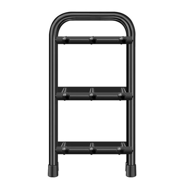SPETLEK Metal Shoe Rack Stand 2-4 Tier Adjustable Storage Shelves in Black - image 1